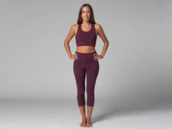 Brassière De Yoga Sport - Bio Prune Prune XS - 36 -Magasin De Vetements brassiere de yoga sport bio 16351660036176a7335f0ce