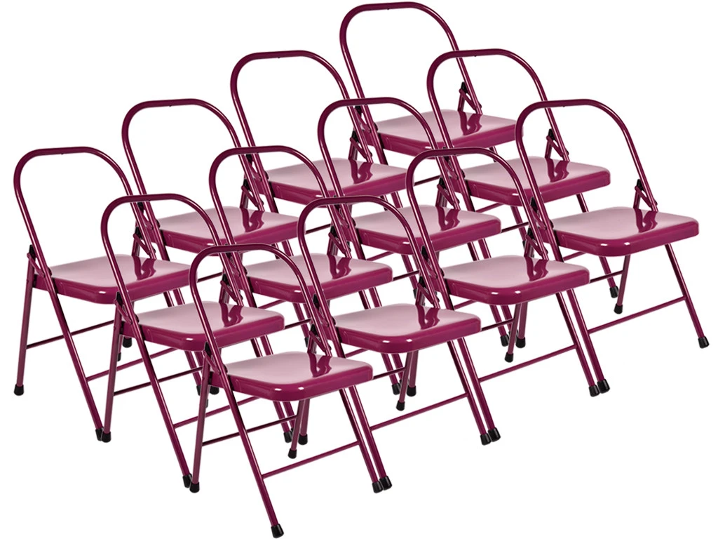 Chaise De Yoga 2 Barres Haute Prune Lot De 12 3 Chaise De Yoga 2 Barres Haute Prune Lot De 12