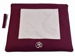 Coffret Tapis De Méditation Complet Prune/Ecru Orion -Magasin De Vetements coffret tapis de meditation complet prune ecru 17008279606560933881873