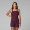 Débardeur Femme Côtelé Prune Prune XS - 36 -Magasin De Vetements debardeur femme cotele 16358423266180f916e14bf