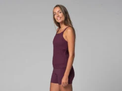 Débardeur Femme Côtelé Prune Prune XS - 36 -Magasin De Vetements debardeur femme cotele 16358423456180f9296c1df