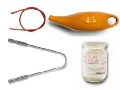 Kit Lota Jala Neti Complet Porcelaine Orange Safran 250 Ml