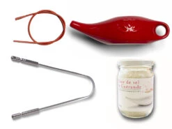 Kit Lota Jala Neti Complet Porcelaine Red Chili Pepper 250 Ml