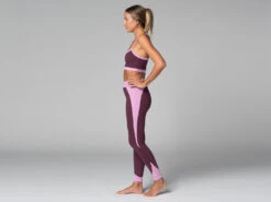 Legging De Yoga Bi-colore - Bio Prune Prune XS - 36 -Magasin De Vetements legging de yoga bi colore bio 1635849649618115b175fb8