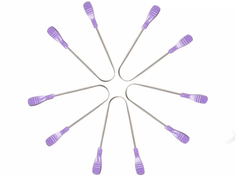 Lot De 10 Grattes Langue Ergonomia 100% Inox 3 Lot De 10 Grattes Langue Ergonomia 100% Inox