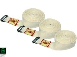 Sangles De Yoga Iyengar - 100% Bio Lot De 6 200 Cm X 3 Cm