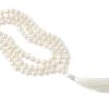 Mala 108 Perles Blanches Naturelles - 8mm