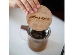 Mug En Verre Avec Filtre Et Couvercle 0,35L -Magasin De Vetements mug en verre avec filtre et couvercle 1670322092638f17ac951e7