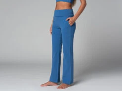 Pantalon De Yoga Femme Confort - Bio Bleu Bleu XS - 36 -Magasin De Vetements pantalon de yoga femme confort bio 16358484936181112d52beb