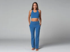Pantalon De Yoga Femme Confort - Bio Bleu Bleu XS - 36 -Magasin De Vetements pantalon de yoga femme confort bio 163584851361811141d8b92