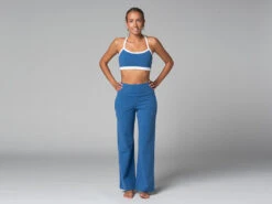 Pantalon De Yoga Femme Jazzy - Bio Bleu Bleu XS - 34 -Magasin De Vetements pantalon de yoga femme jazzy bio 163584725461810c564b501