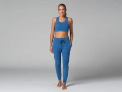 Pantalon De Yoga Femme Jogg - Bio Bleu Bleu XS - 36 -Magasin De Vetements pantalon de yoga femme jogg bio 163584793461810efe90603