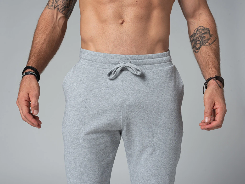 Pantalon De Yoga Homme Jogger - Bio Gris Gris S - 38/40 7 Pantalon De Yoga Homme Jogger - Bio Gris Gris S - 38/40 – Image 5