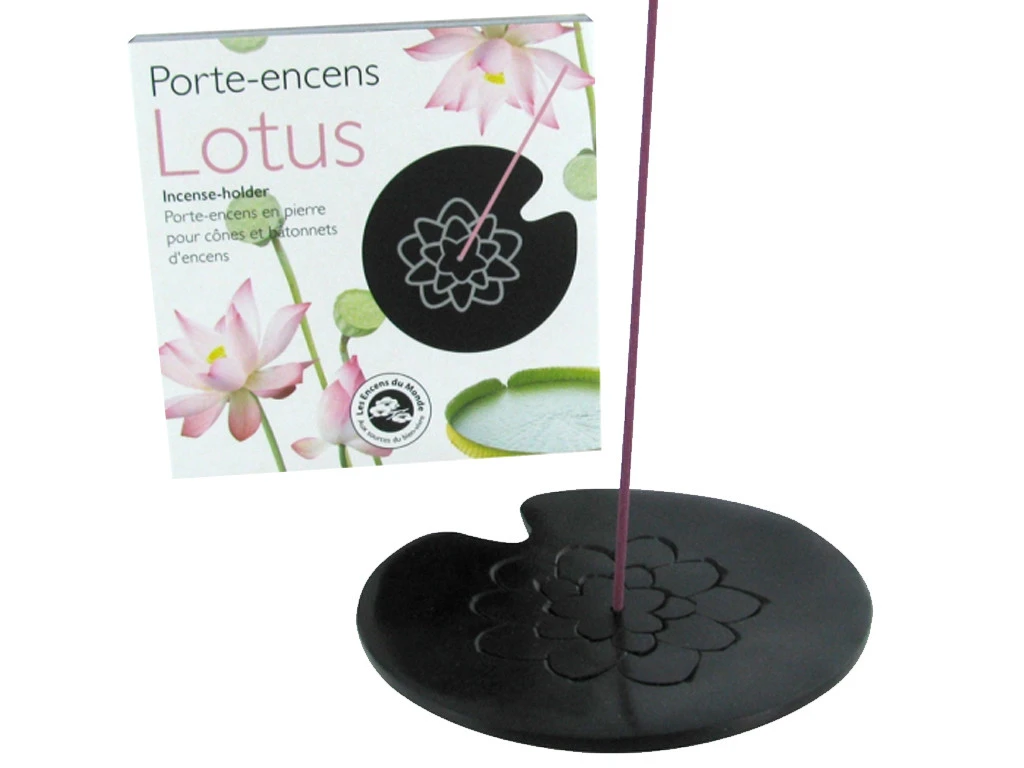 Porte Encens Lotus Ø 10 Cm 4 Porte Encens Lotus Ø 10 Cm – Image 2