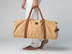 Sac à Tapis De Yoga Navy Bag - Coton Sable 70cm X 30 Cm -Magasin De Vetements sac a tapis de yoga navy bag coton sable 15718454235db0752f9d78b