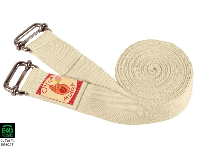 Sangle De Yoga Iyengar Double Boucle 100% Bio 3cm X 250cm 3 Sangle De Yoga Iyengar Double Boucle 100% Bio 3cm X 250cm