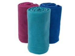 Serviette De Yoga NO SWEAT L - 185cm X 68cm 3 Couleurs Bleu