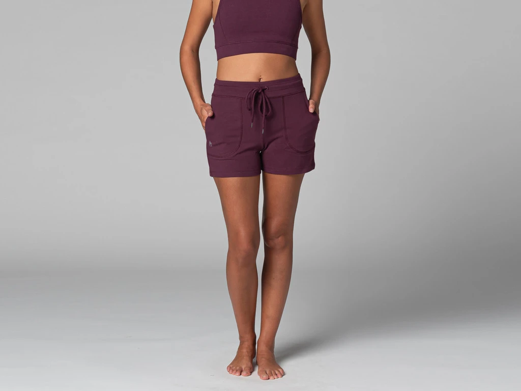 Short De Yoga Cool - Bio Prune Prune XS - 36 3 Short De Yoga Cool - Bio Prune Prune XS - 36