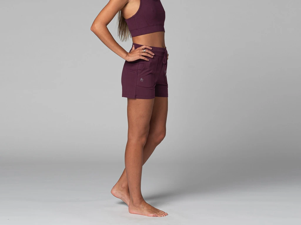 Short De Yoga Cool - Bio Prune Prune XS - 36 4 Short De Yoga Cool - Bio Prune Prune XS - 36 – Image 2