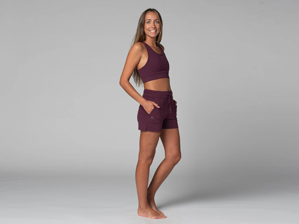 Short De Yoga Cool - Bio Prune Prune XS - 36 11 Short De Yoga Cool - Bio Prune Prune XS - 36 – Image 9