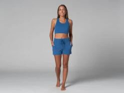 Short De Yoga Cool - Bio Bleu Bleu XS - 36 -Magasin De Vetements short de yoga cool bio 163584645561810937be841