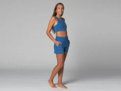 Short De Yoga Cool - Bio Bleu Bleu XS - 36 -Magasin De Vetements short de yoga cool bio 16358464596181093b5c5a0