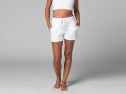 Short De Yoga Cool - Bio Blanc Blanc XS - 36