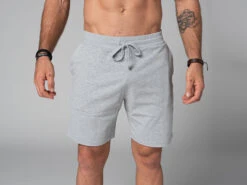 Short De Yoga Homme - Coton Bio Gris Gris S - 38/40 -Magasin De Vetements short de yoga homme coton bio 1635436195617ac6a321196