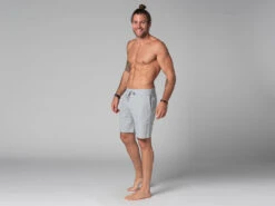 Short De Yoga Homme - Coton Bio Gris Gris S - 38/40 -Magasin De Vetements short de yoga homme coton bio 1635436236617ac6ccd2e07