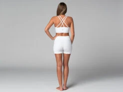Short De Yoga Slim - Bio Blanc Blanc XS - 36 -Magasin De Vetements short de yoga slim bio 1635845716618106544542e