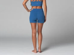 Short De Yoga Slim - Bio Bleu Bleu XS - 36 -Magasin De Vetements short de yoga slim bio 163584576561810685765d9