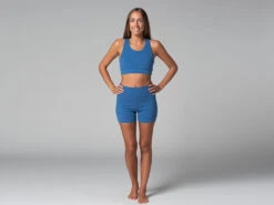 Short De Yoga Slim - Bio Bleu Bleu XS - 36 -Magasin De Vetements short de yoga slim bio 163584578061810694ea8fd