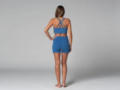 Short De Yoga Slim - Bio Bleu Bleu XS - 36 -Magasin De Vetements short de yoga slim bio 1635845793618106a19641e