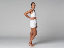 Short Femme Traditionnel Iyengar - Bio Blanc Blanc XS - 36 -Magasin De Vetements short femme traditionnel iyengar bio 16358449326181034402db6