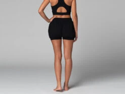 Short Femme Traditionnel Iyengar - Bio Noire Noir XS - 36 -Magasin De Vetements short femme traditionnel iyengar bio 1635845086618103dec5170