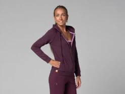 Sweat Capuche Femme - Bio Prune Prune XS - 36 -Magasin De Vetements sweat capuche femme bio 16358430246180fbd074d07