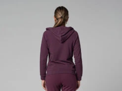 Sweat Capuche Femme - Bio Prune Prune XS - 36 -Magasin De Vetements sweat capuche femme bio 16358430466180fbe675322