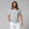 T-Shirt Tapan Manches Courtes 100% Bio Gris Gris S - 38/40