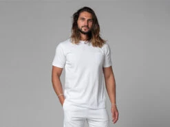 T-Shirt Tapan Manches Courtes 100% Bio Blanc Blanc S - 38/40