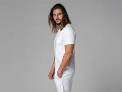 T-Shirt Tapan Manches Courtes 100% Bio Blanc Blanc S - 38/40 -Magasin De Vetements t shirt tapan manches courtes 100 bio 1635410540617a626c1c5e6