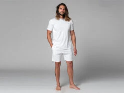 T-Shirt Tapan Manches Courtes 100% Bio Blanc Blanc S - 38/40 -Magasin De Vetements t shirt tapan manches courtes 100 bio 1635410549617a6275192a6