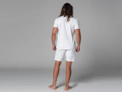 T-Shirt Tapan Manches Courtes 100% Bio Blanc Blanc S - 38/40 -Magasin De Vetements t shirt tapan manches courtes 100 bio 1635410556617a627ca901d