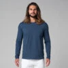 T-Shirt Tapan Manches Longues 100% Bio Bleu Bleu S - 38/40 2 T-Shirt Tapan Manches Longues 100% Bio Bleu Bleu S - 38/40 -Magasin De Vetements t shirt tapan manches longues 100 bio 163534646861796824a3755