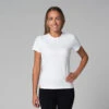 T-Shirt TARA M/C Ras Du Cou - Bio Blanc Blanc XS - 36 -Magasin De Vetements t shirt tara m c ras du cou bio 16352558386178061e87264