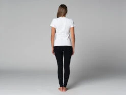T-Shirt TARA M/C Ras Du Cou - Bio Blanc Blanc XS - 36 -Magasin De Vetements t shirt tara m c ras du cou bio 16352558626178063627969