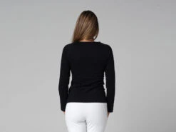 T-Shirt Tara M/L Ras Du Cou Bio Noir Noir XS - 36 -Magasin De Vetements t shirt tara m l ras du cou bio 1635260848617819b03e363