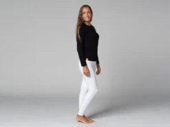 T-Shirt Tara M/L Ras Du Cou Bio Noir Noir XS - 36 -Magasin De Vetements t shirt tara m l ras du cou bio 1635260862617819be3d5c1