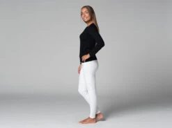 T-Shirt Tara M/L Ras Du Cou Bio Noir Noir XS - 36 -Magasin De Vetements t shirt tara m l ras du cou bio 1635260869617819c5b449f