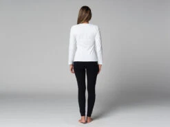 T-Shirt Tara M/L Ras Du Cou Bio Blanc Blanc XS - 36 -Magasin De Vetements t shirt tara m l ras du cou bio 163526145761781c11b3bf2