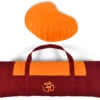Kit Tapis De Méditation Tibétain Bordeaux/Orange Safran Centaure -Magasin De Vetements tapis de meditation 1700744865655f4ea14dc78